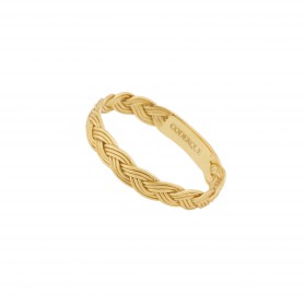 INNOCENT BRAID ring. 18kt Gold plated silver