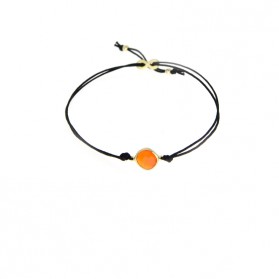 AYALA 18kt gold plated silver & orange agate